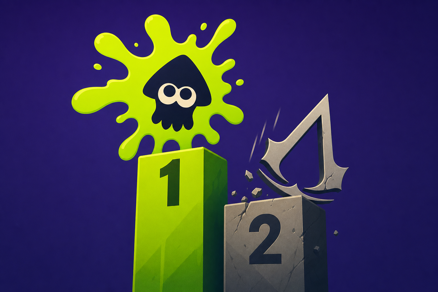 UK Charts: Splatoon Raiders Knocks Assassin's Creed Down A Peg