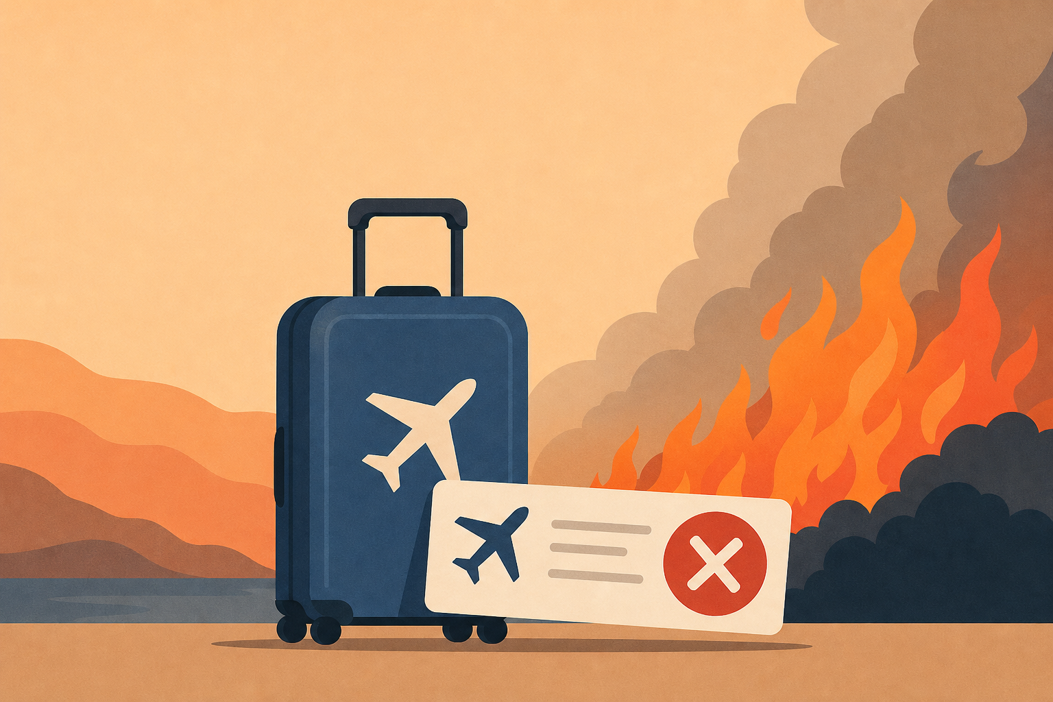 How wildfires in France and Spain may affect your travel plans