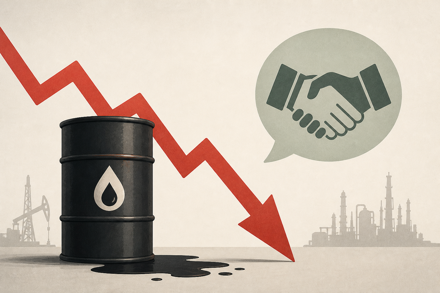 Oil prices slide as U.S. and Iran pause strikes to give ‘space’ for diplomacy