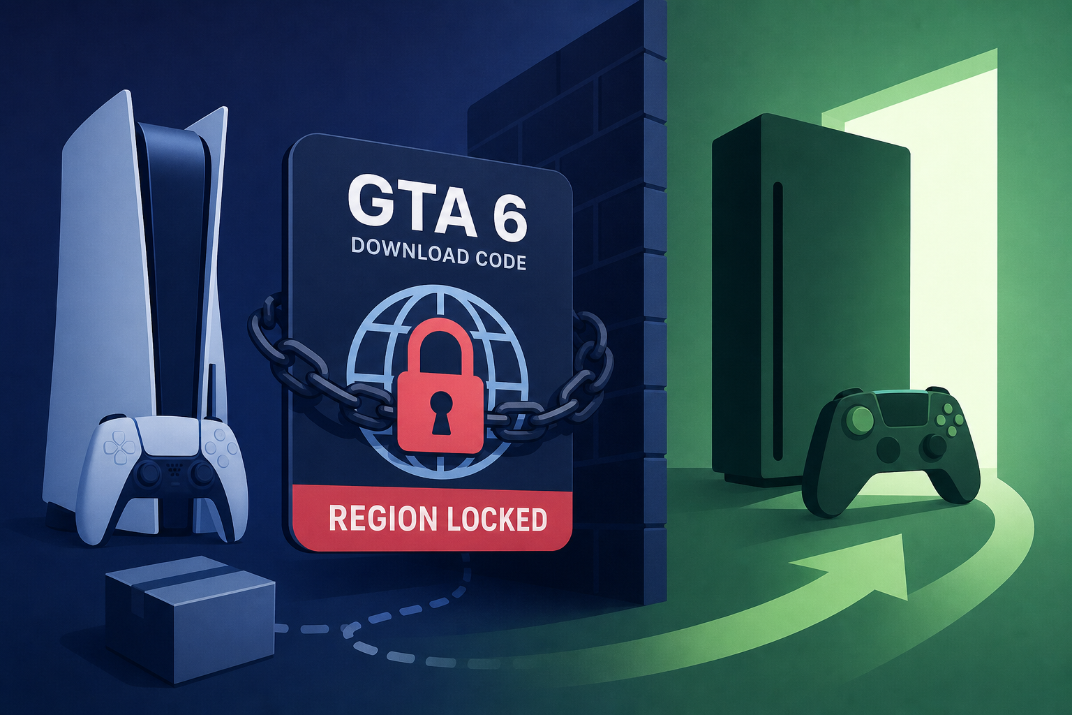 PlayStation 5 GTA 6 Download Codes Turn Region Locked, Leaving Importers Stuck While Xbox Buyers Escape the Restriction