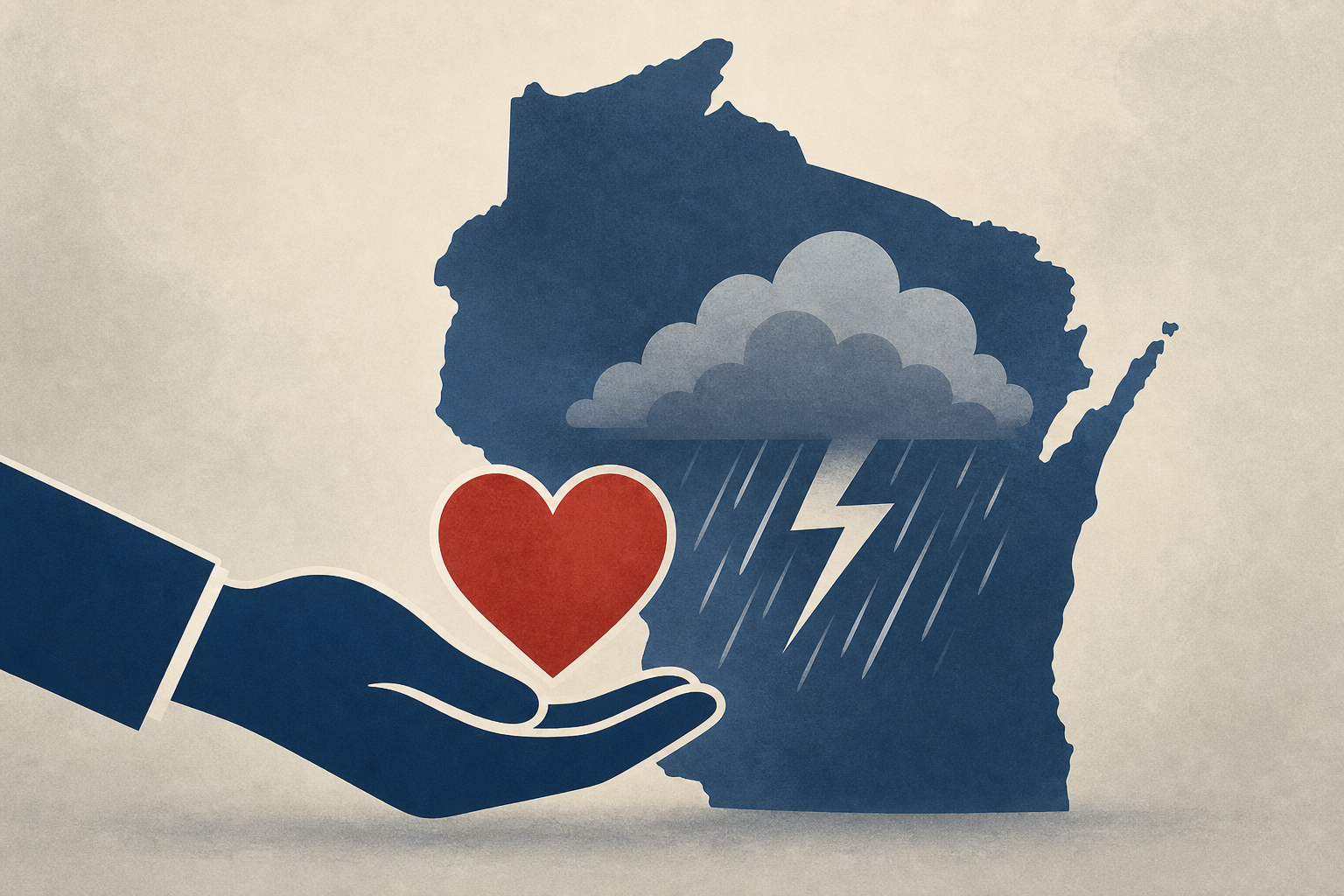 Gov. Tony Evers says state ready to assist after Northeast Wisconsin storm damage