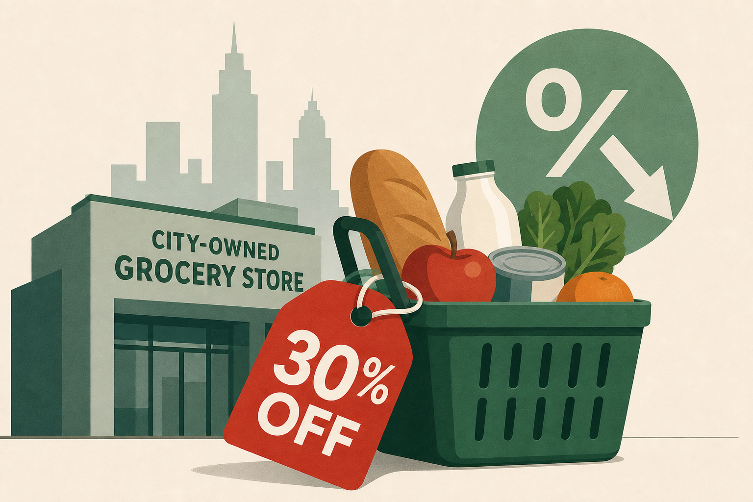 Mamdani unveils plan for 30% discounts at city-owned grocery stores