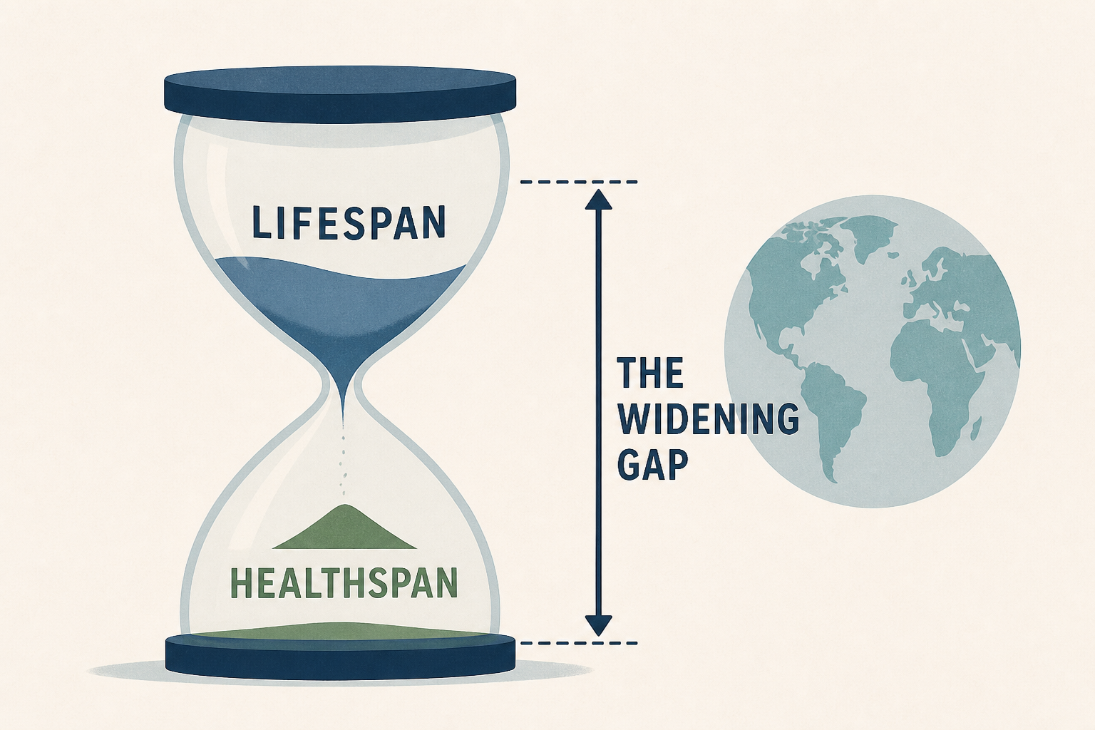Global Study Reveals Widening Gap Between Lifespan and Healthspan