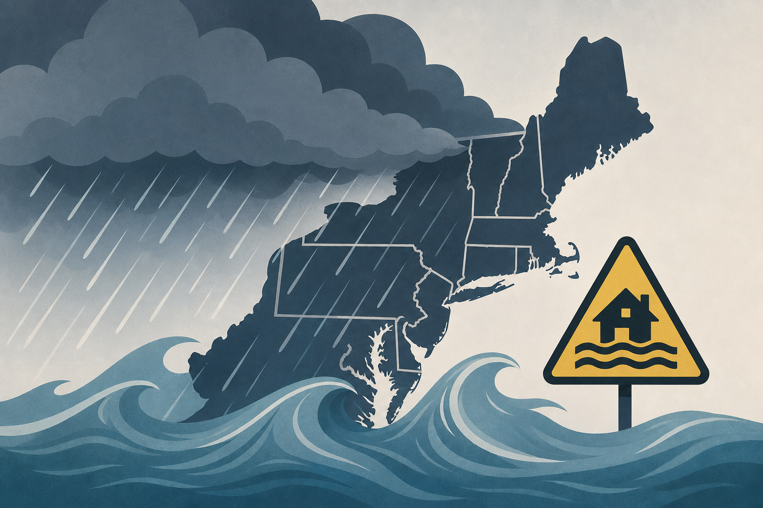 Northeast faces flash flood threat from unusually strong storm