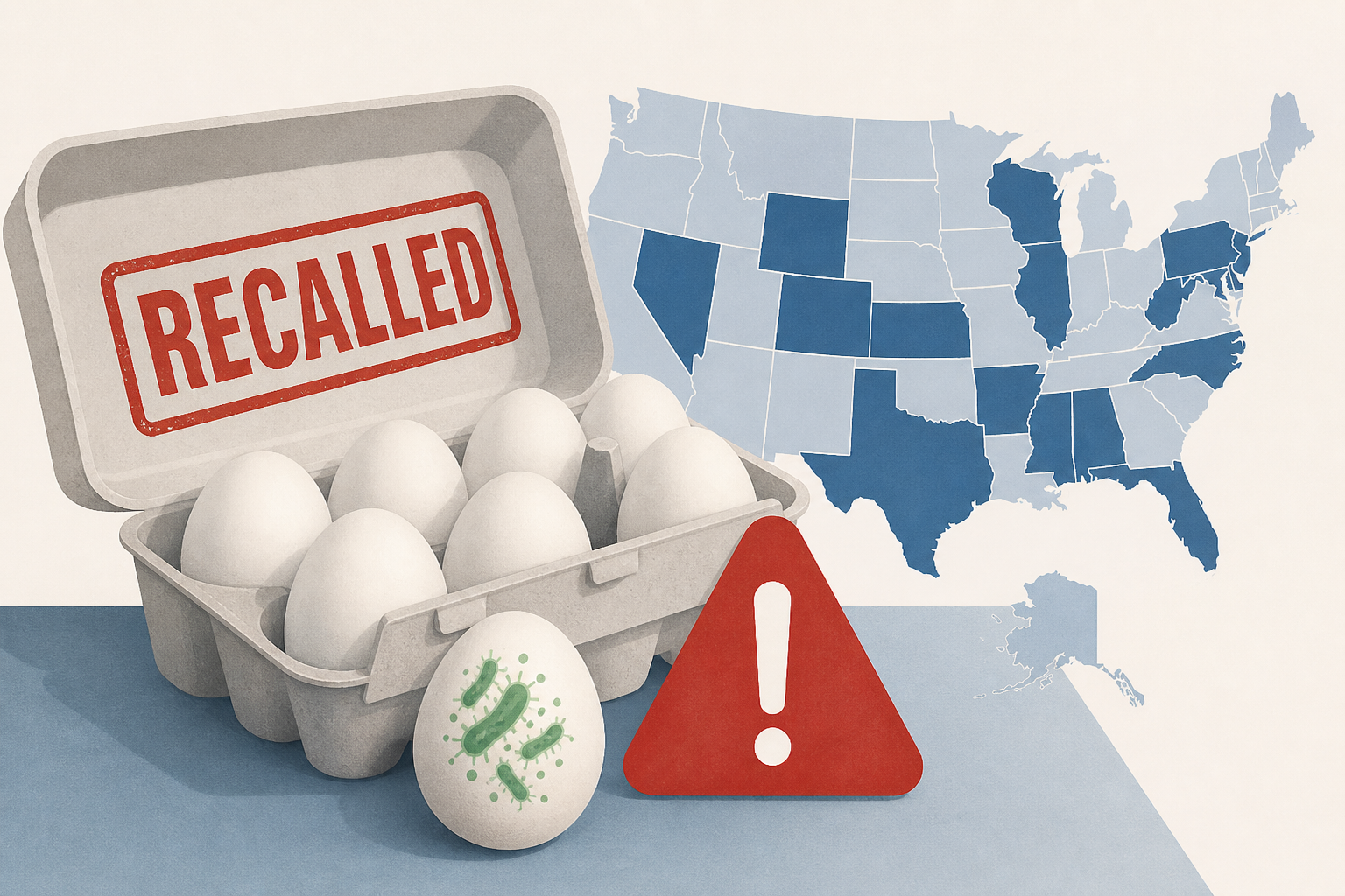 Dozens sickened across 17 states in salmonella outbreak linked to recalled eggs: What to know
