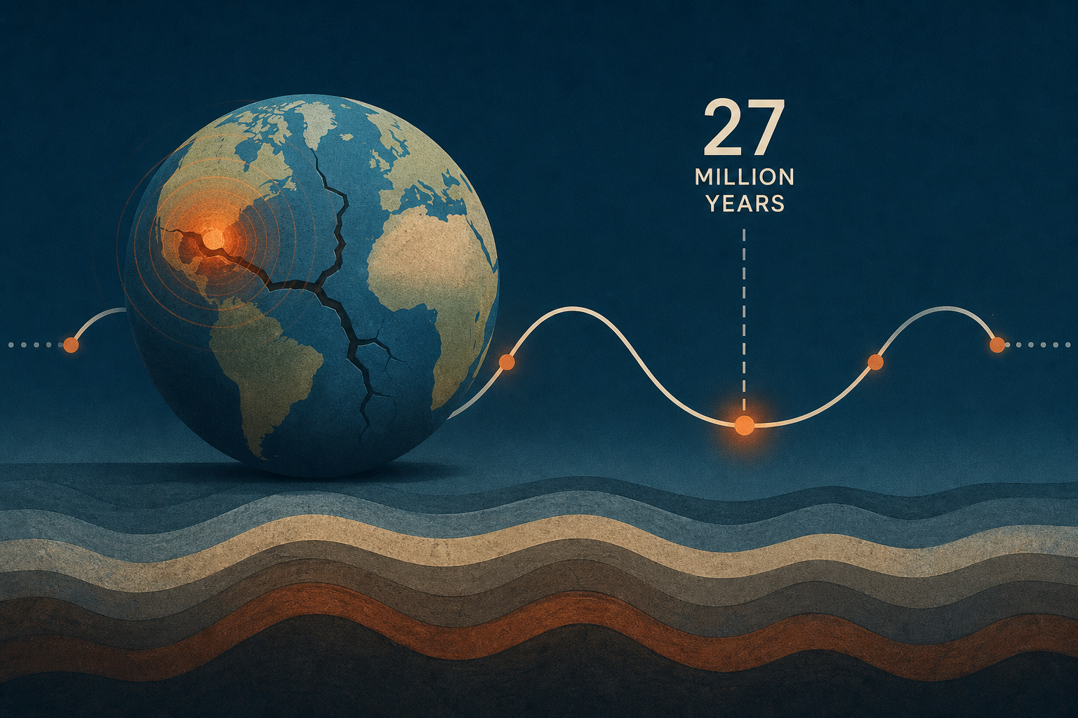 Earth's Biggest Disasters Strike in a Hidden Pattern Every 27 Million Years
