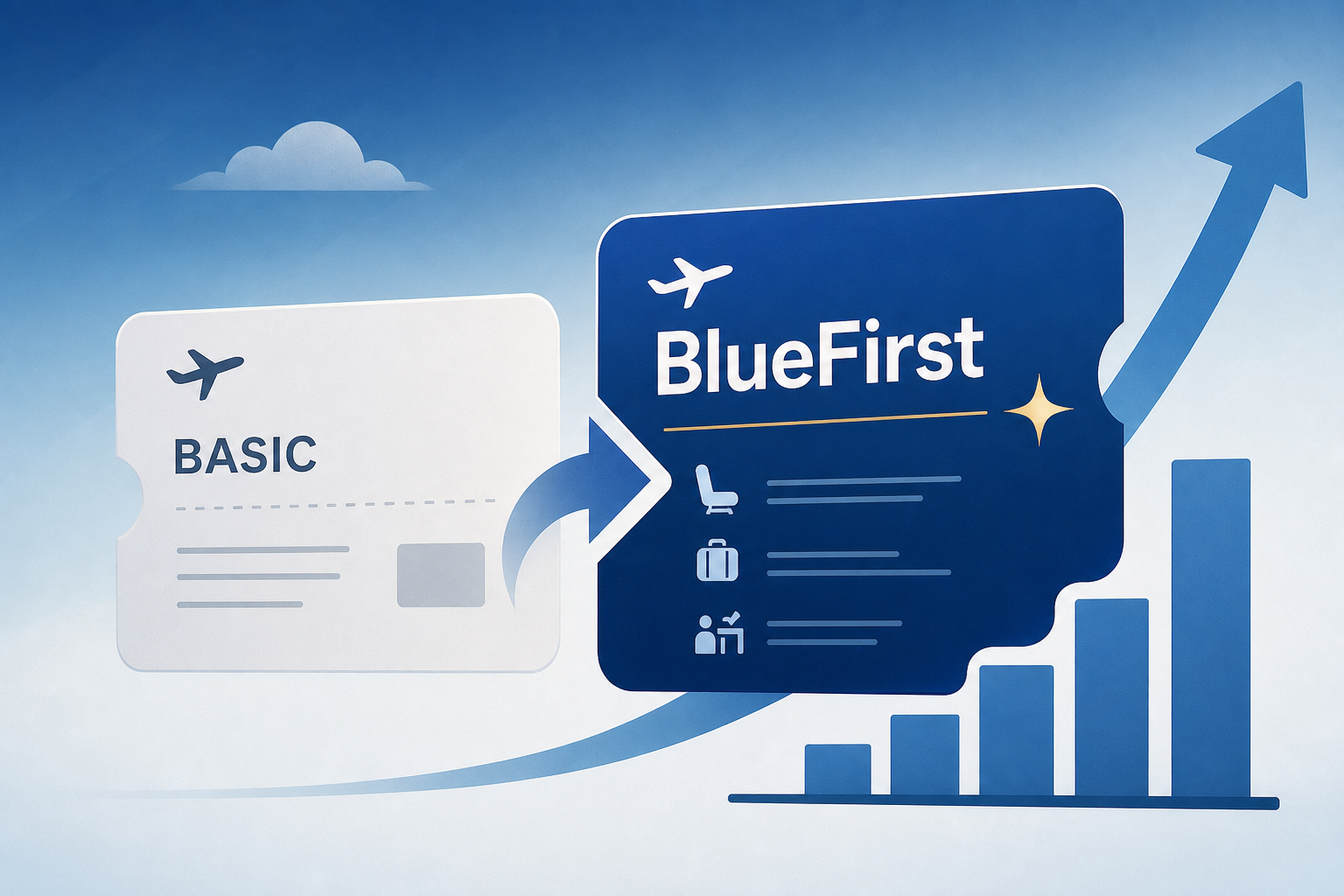 class 'BlueFirst,' expand basic fares