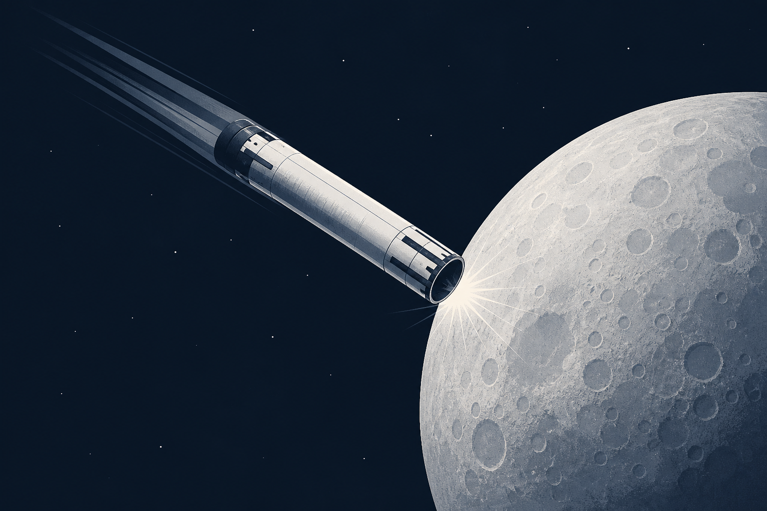 A Dead SpaceX Rocket Is About to Slam Into the Moon at 5,400 MPH
