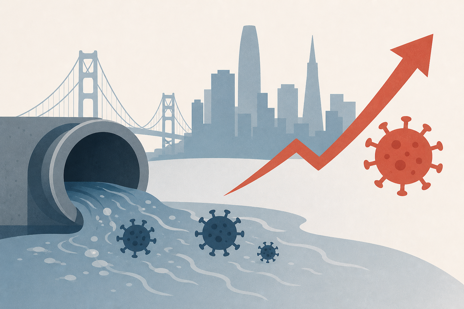 Bay Area wastewater shows COVID-19 rising again