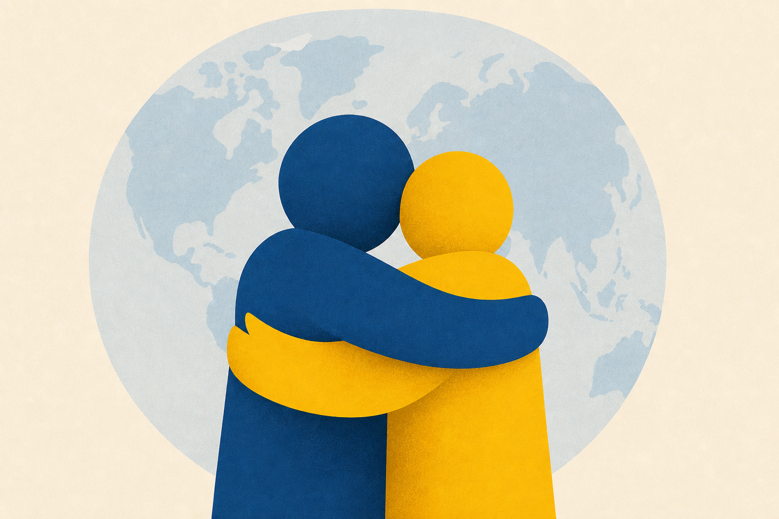 Burnham hugs Zelenskyy close in first test on world stage