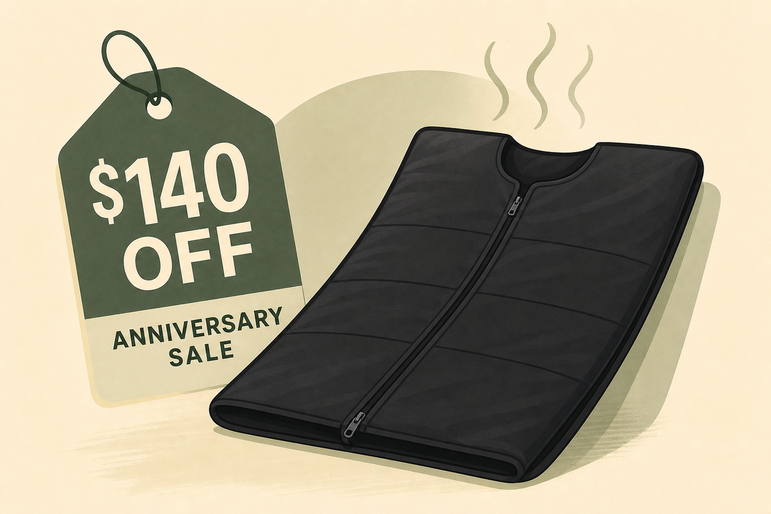The HigherDose sauna blanket stars use is $140 off at Nordstrom's Anniversary Sale