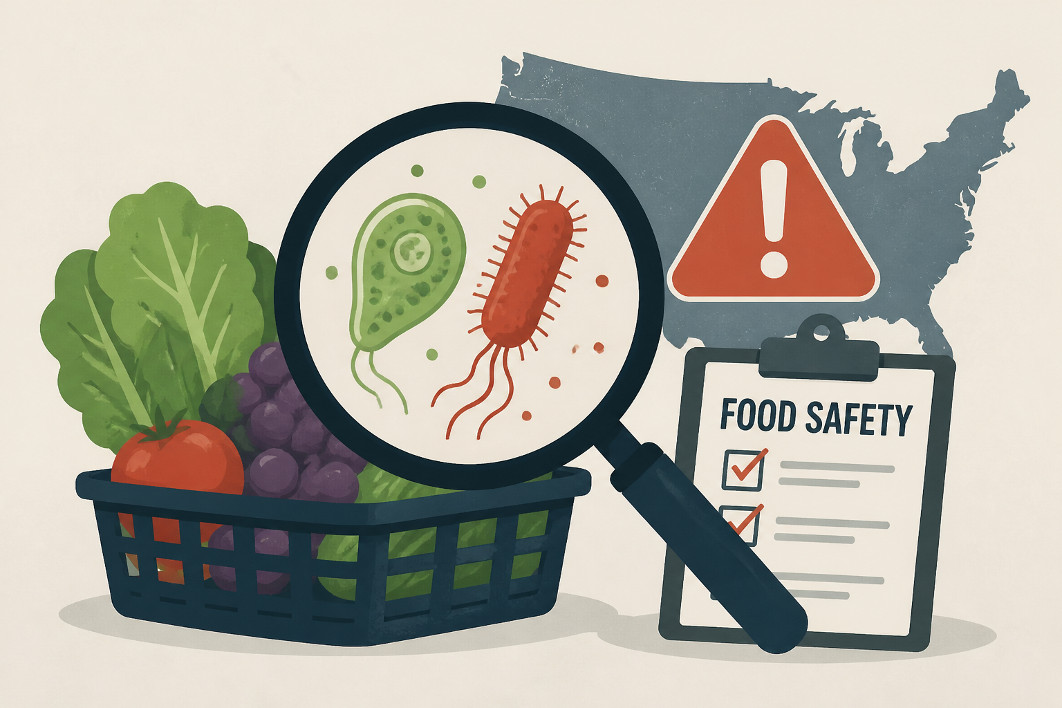 Cyclospora and salmonella outbreaks raise concerns about U.S. food safety