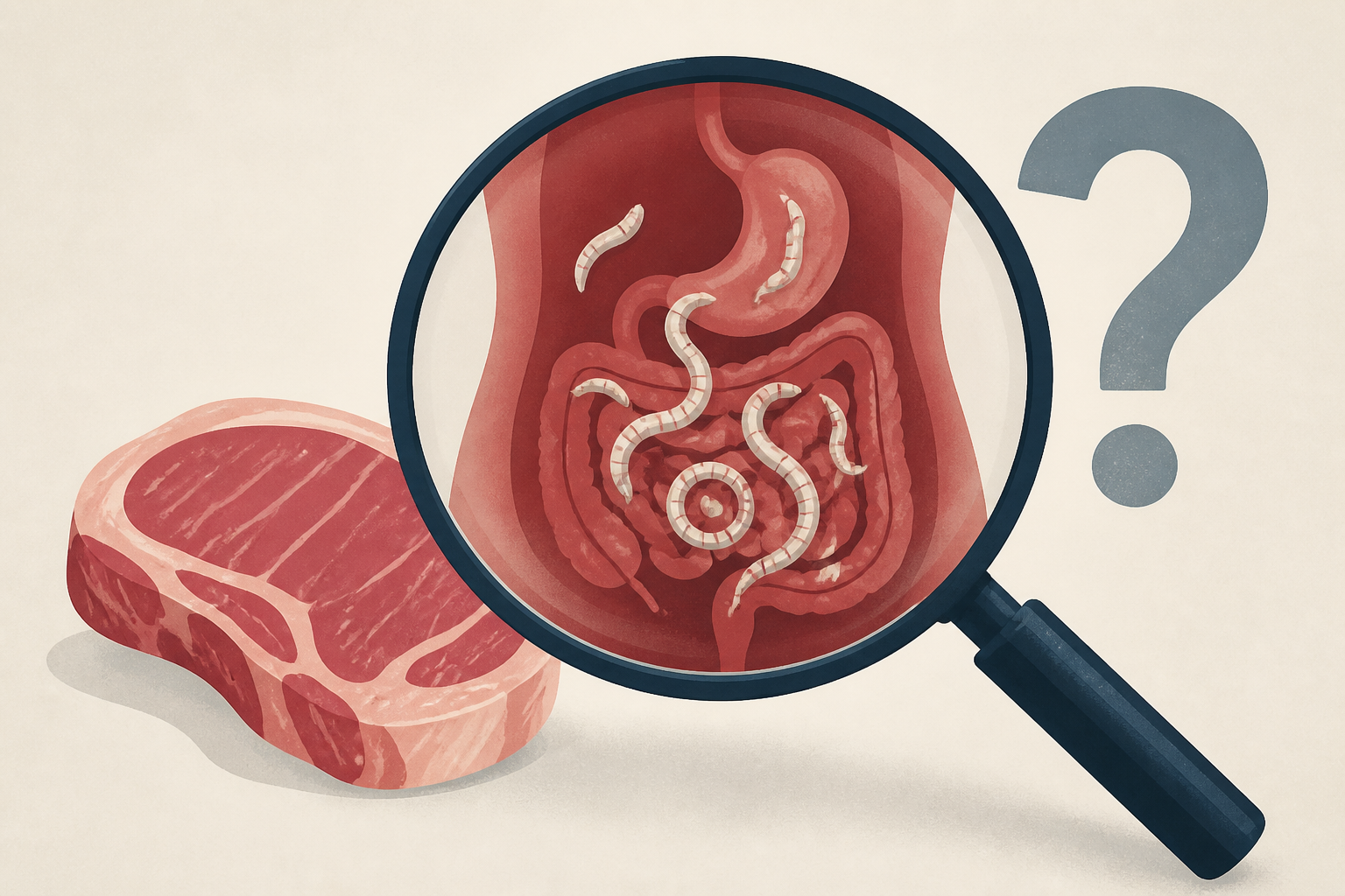 Fact Check: Scans allegedly show woman's body infected with parasites from eating raw pork for a decade. Here's the real story