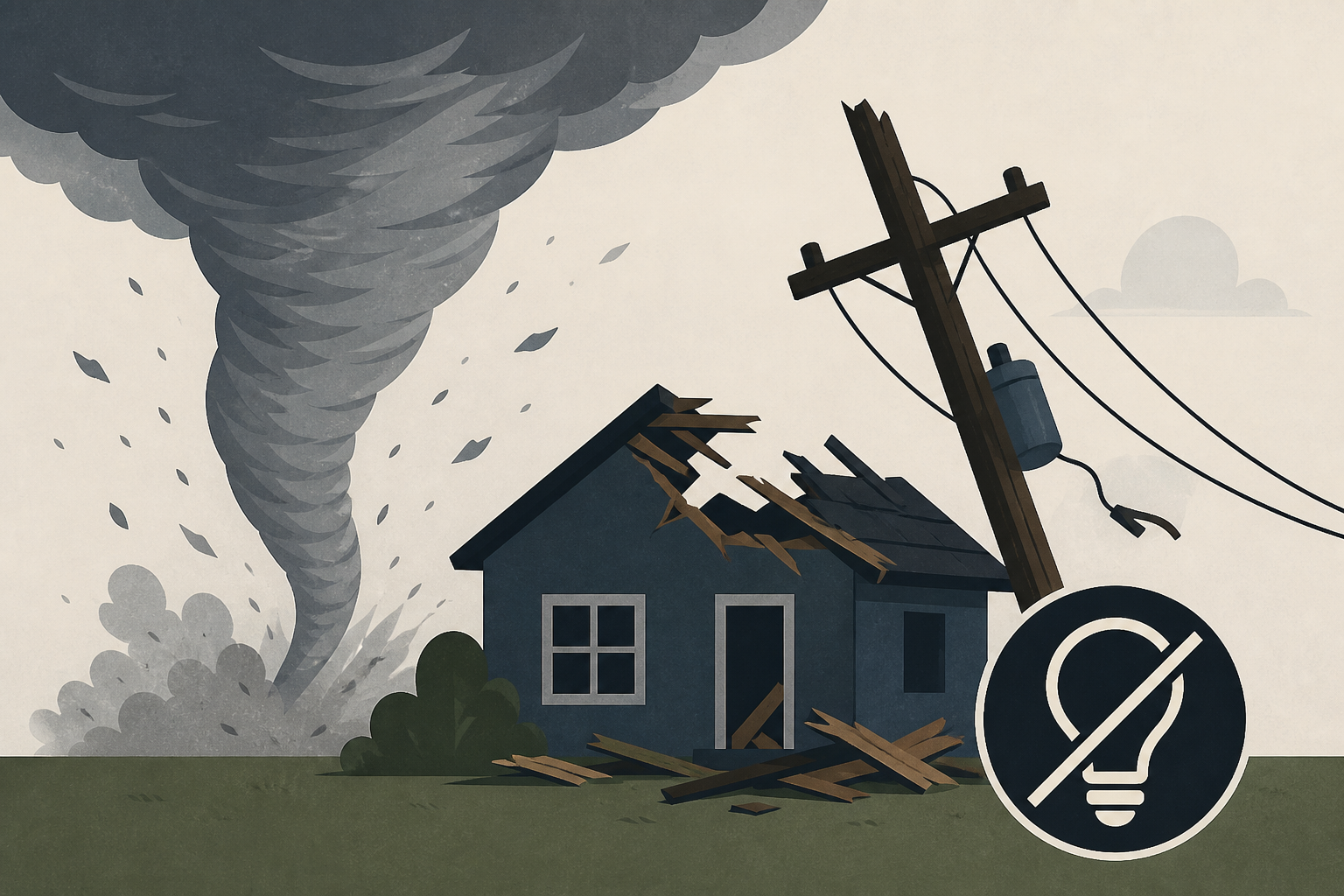 Menasha tornado causes extensive damage and cuts power to thousands of homes
