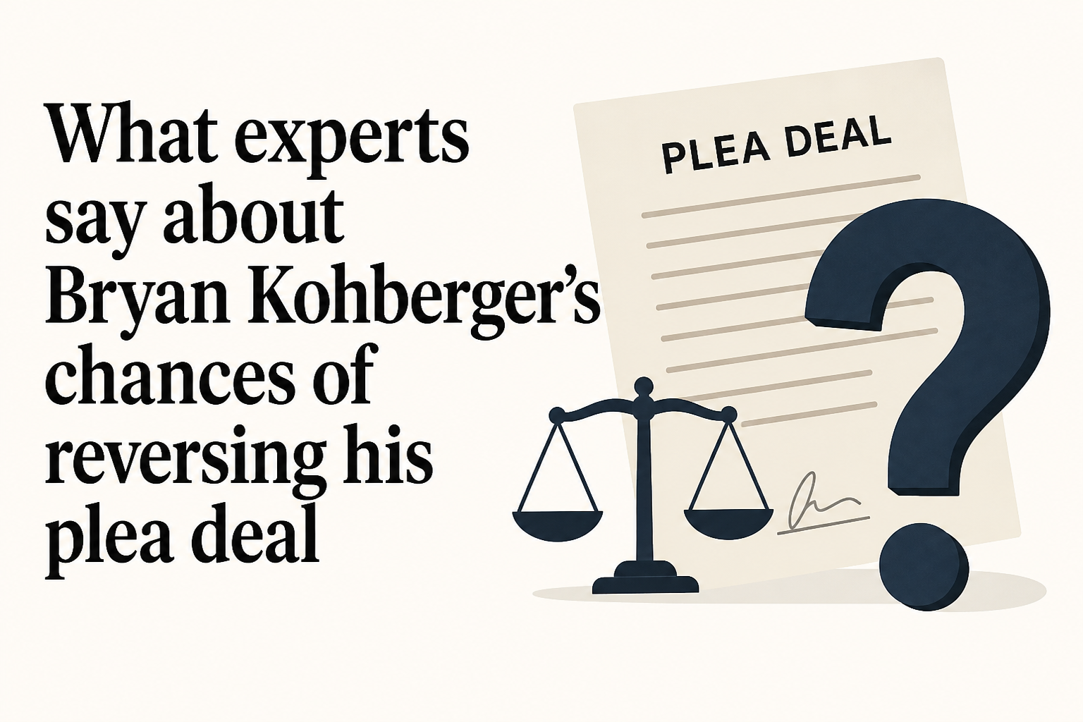 What experts say about Bryan Kohberger’s chances of reversing his plea deal