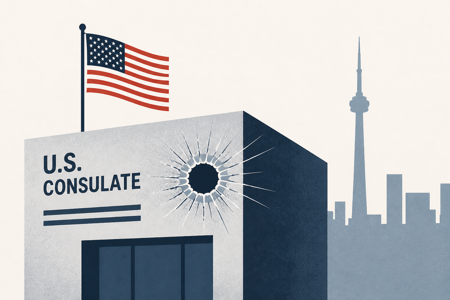 U.S. Consulate in Toronto fired upon for the second time this year