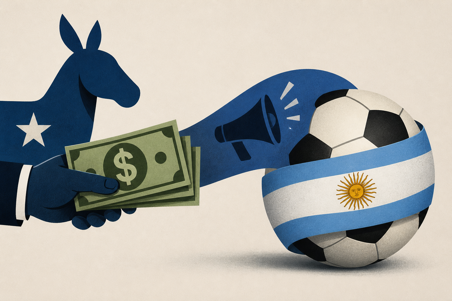 Javier Milei accuses US Democrats of financing ‘anti-Argentina campaign’ at World Cup