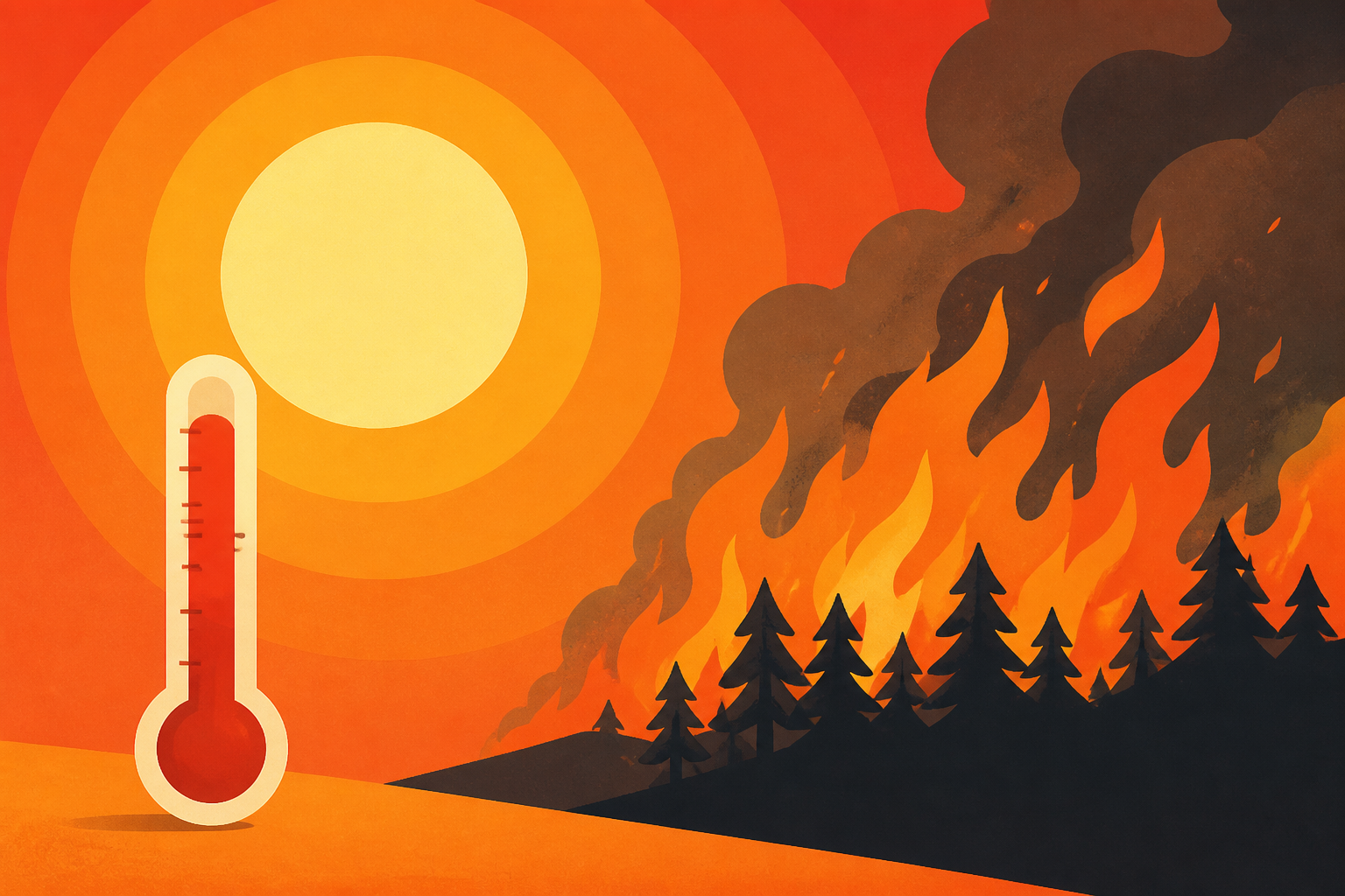 New Heat Wave Could Intensify Wildfires in France and Spain