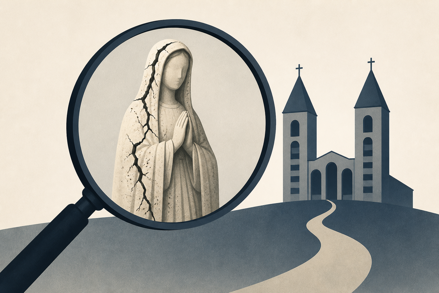 Bosnia investigates Virgin Mary statue desecration in the village of Medjugorje