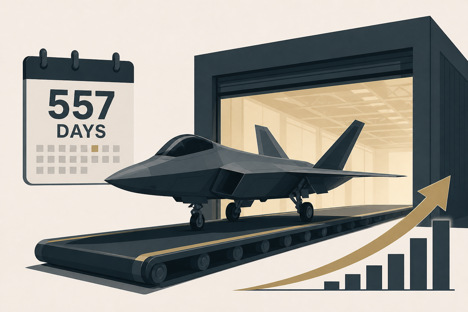 Anduril's Fury fighter rolls off Ohio line 557 days after launch