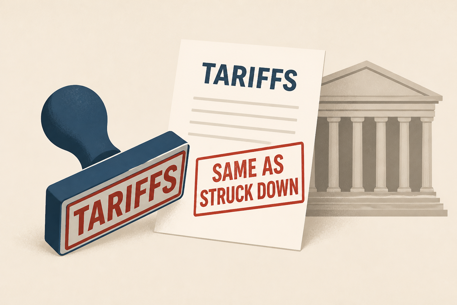New tariffs same as the ones Supreme Court struck down