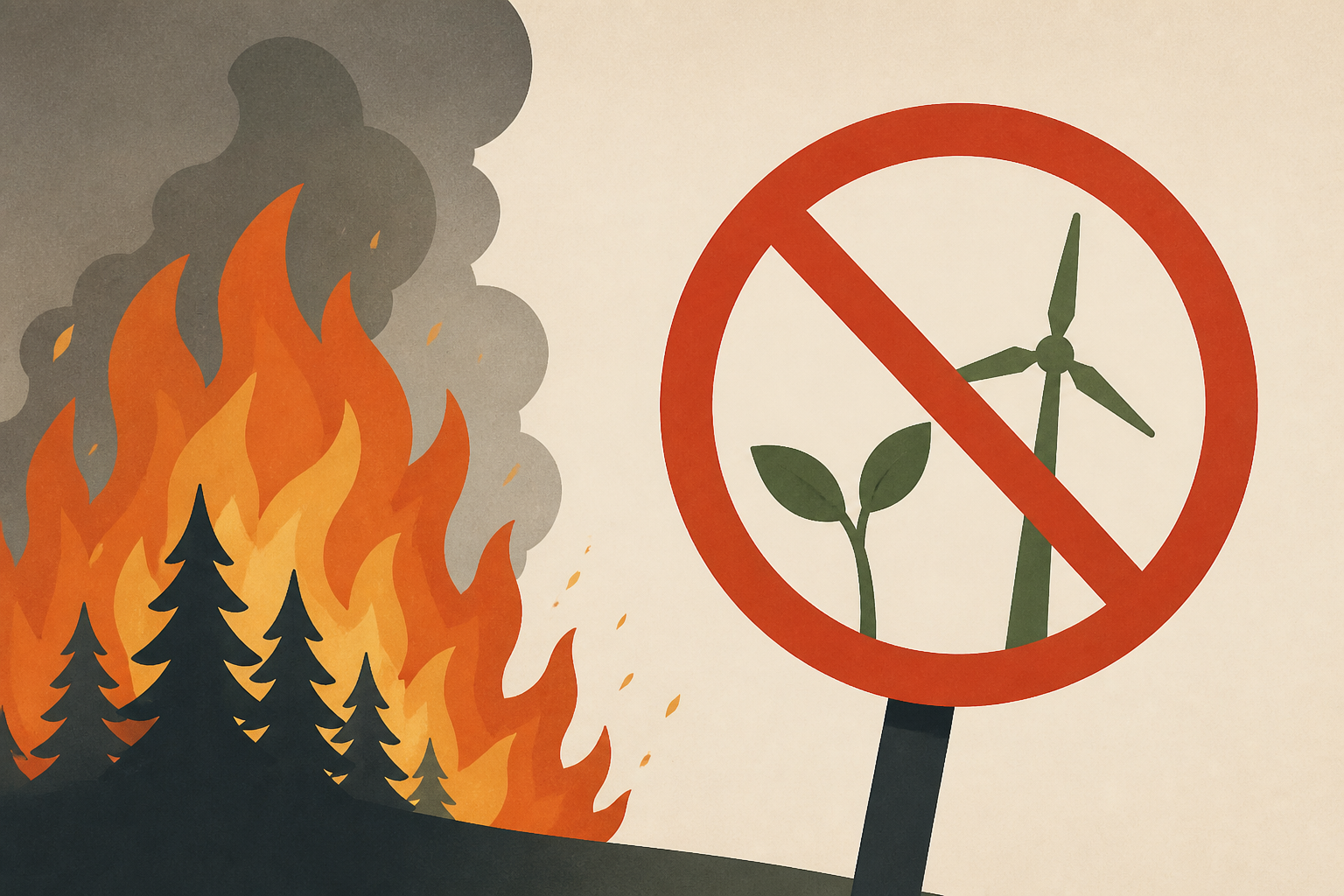 European wildfires provoke backlash against climate policies