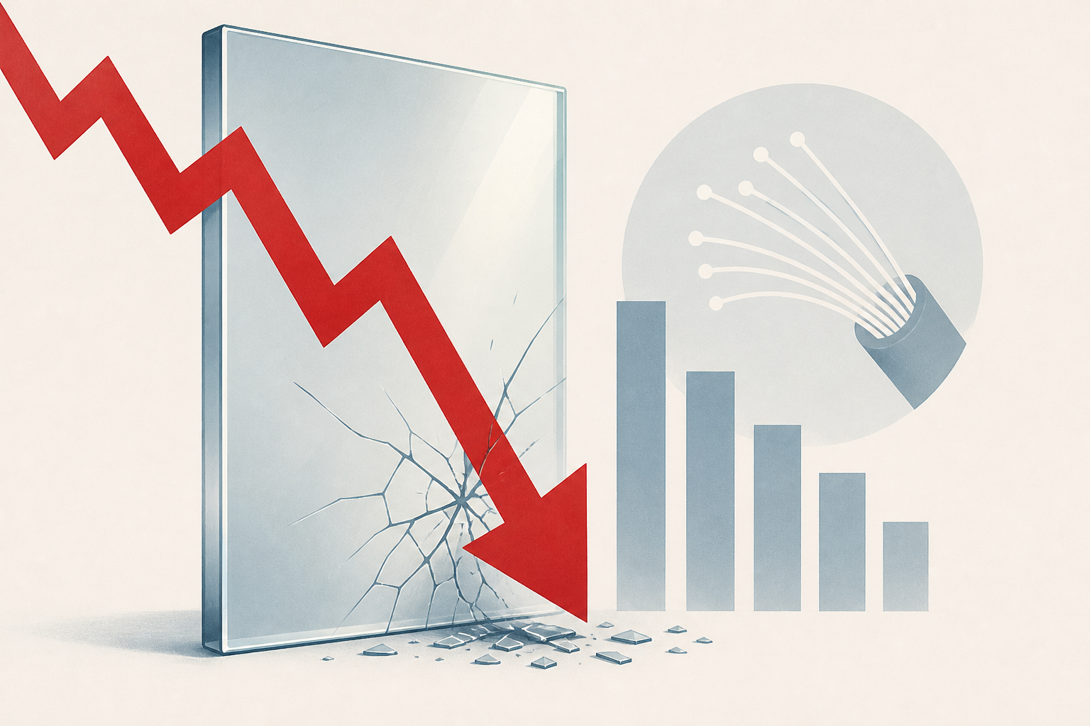 Corning tumbles 16% after earnings, leading rout in optical stocks