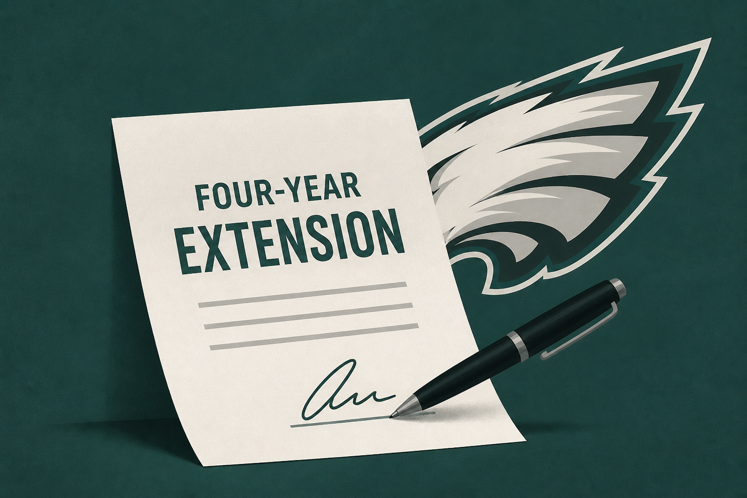 Jalen Carter, Eagles agree to four-year extension