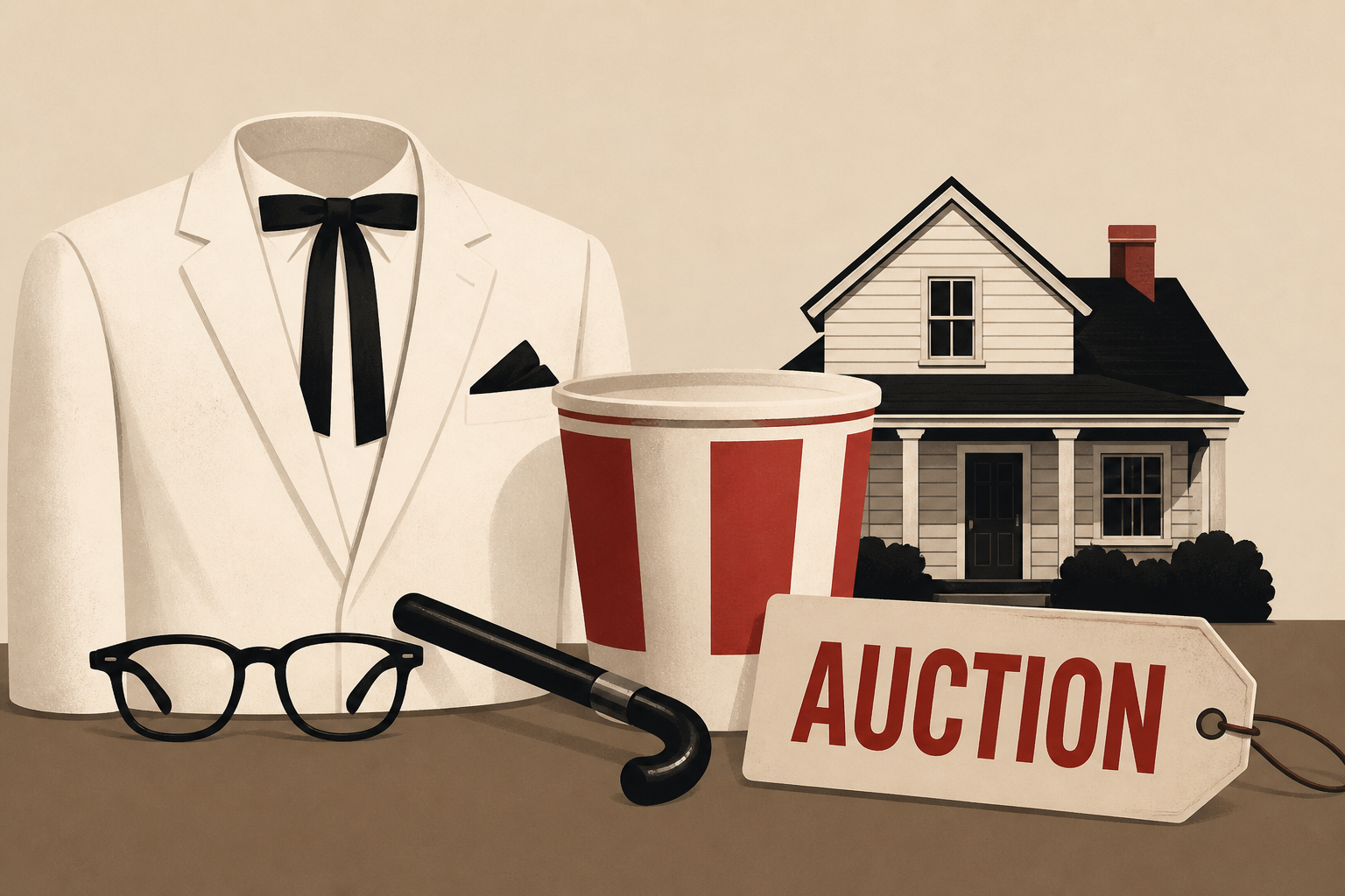 KFC founder Colonel Sanders' personal items, former home up for auction