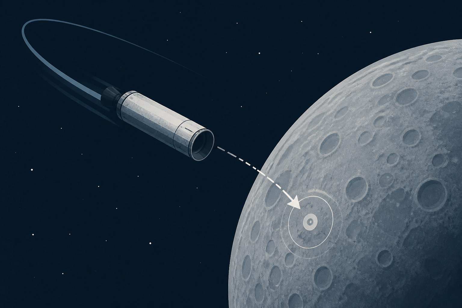 Falcon 9 Rocket Stage "Abandoned" In High-Earth Orbit Is About To Slam Into The Moon, With The Energy Of 11.8 Gigajoules