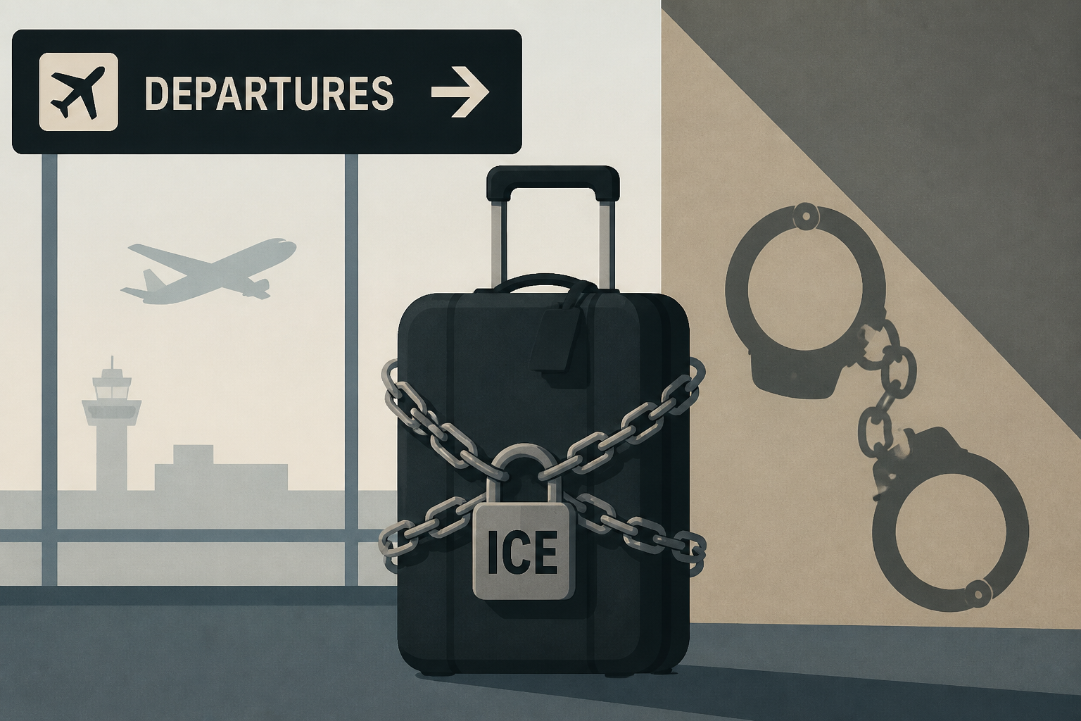 ICE Arrests Surge at Airports, Opening New Front in Deportation Drive
