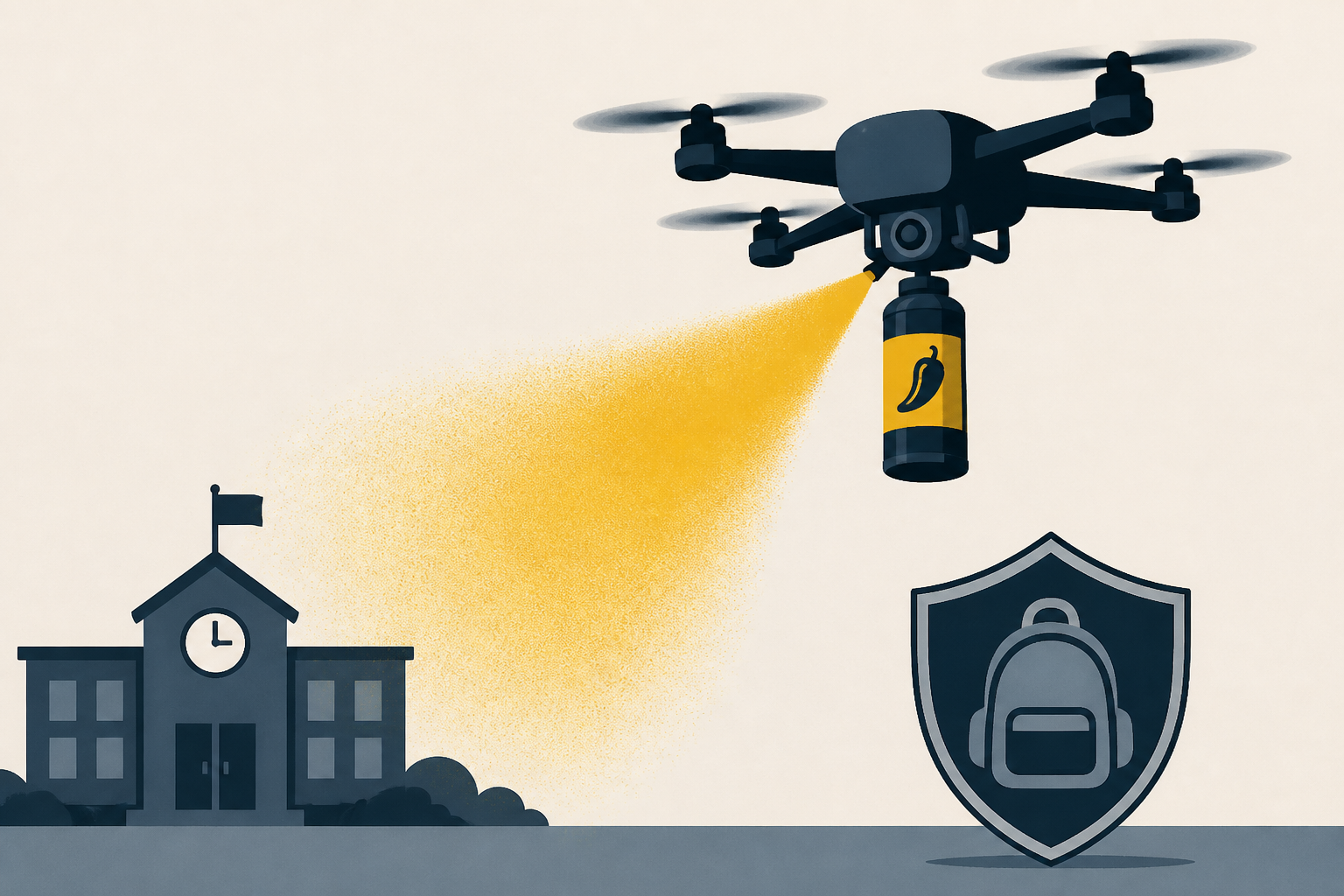 Several US schools to install pepper-spraying drones to respond to school shootings