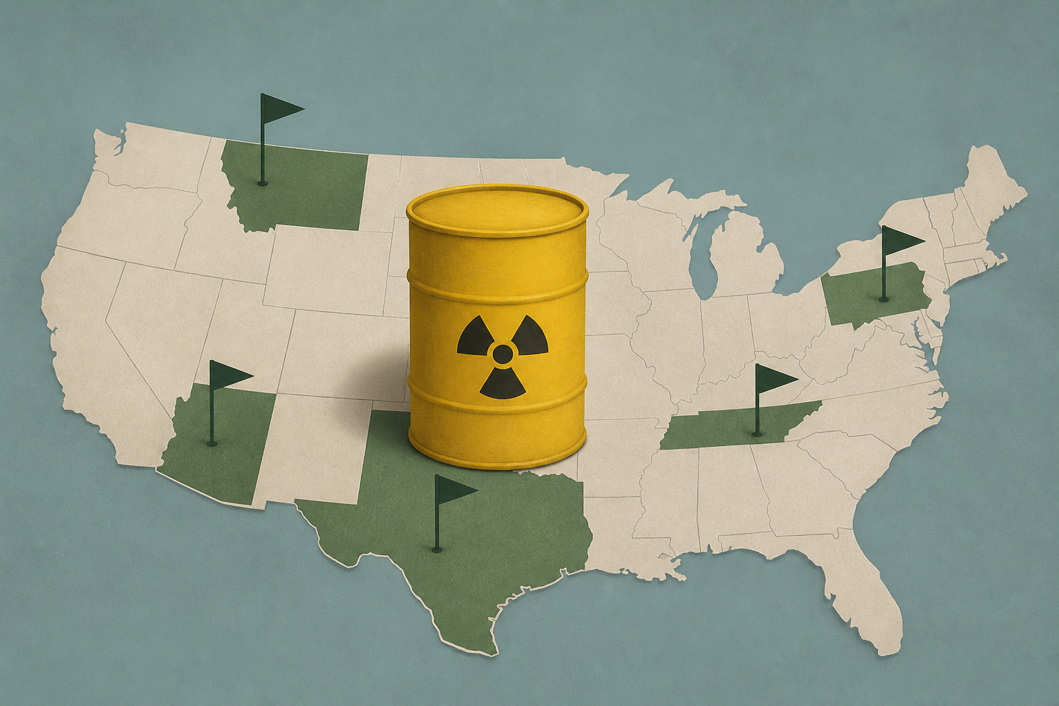 Five states offer to host US nuclear waste under Trump’s plan