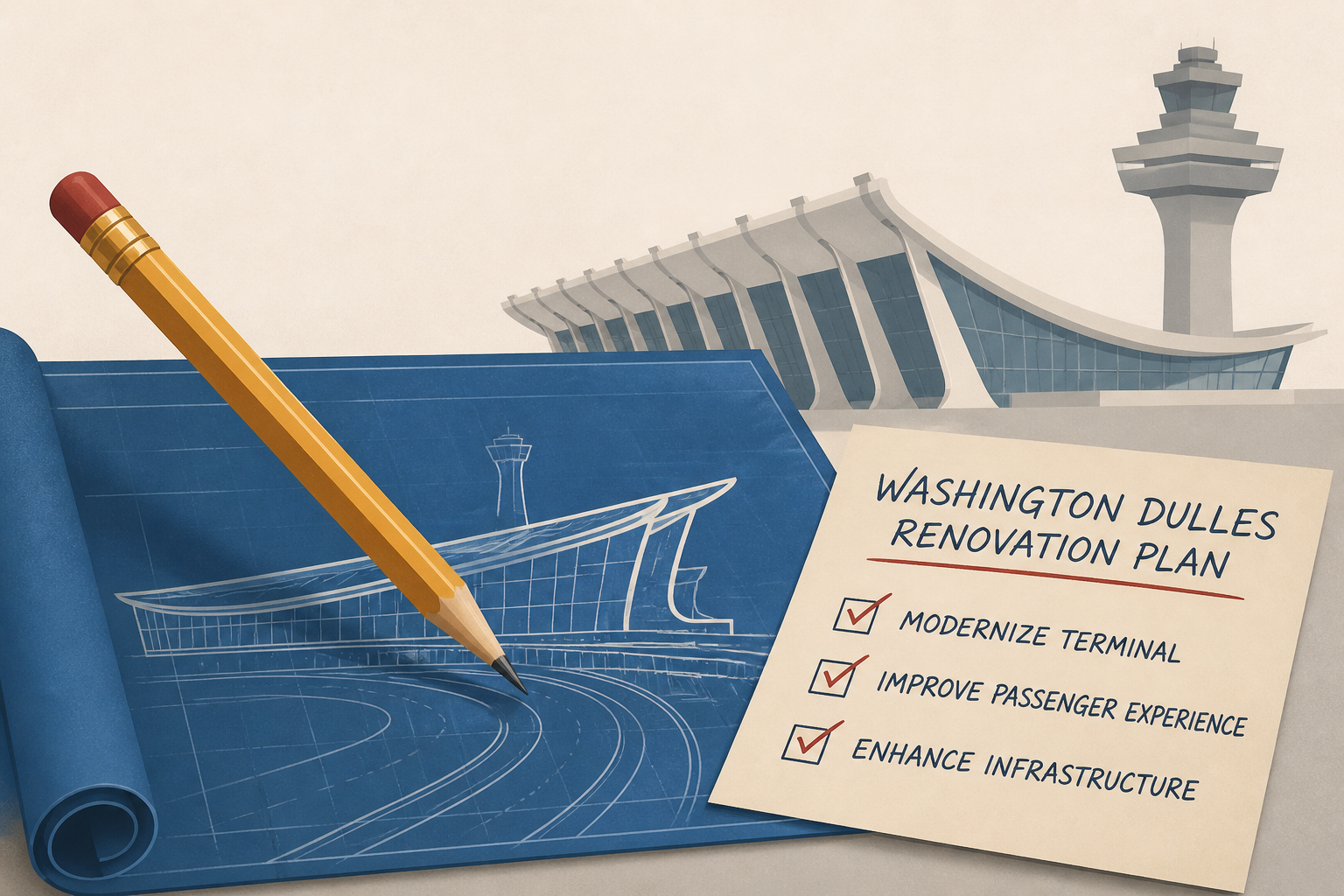 How Trump drafted upcoming renovations for Washington Dulles, a "terrible airport"