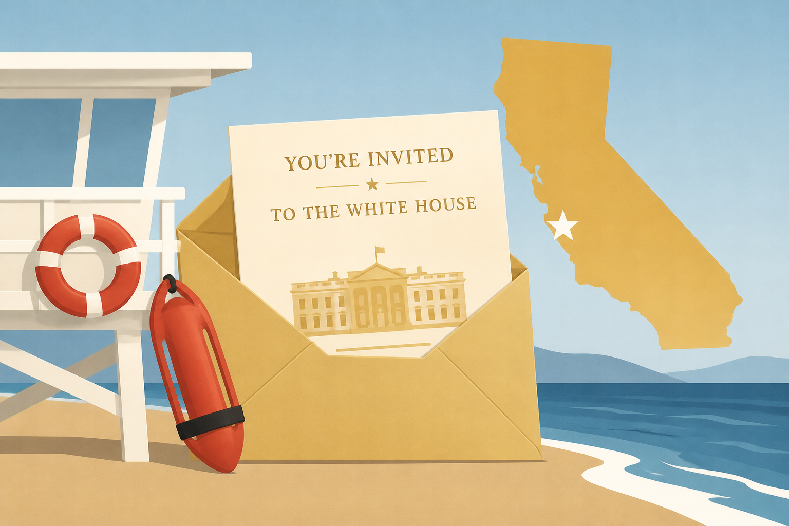 Trump invites California teen lifeguard to White House after heroic beach rescue