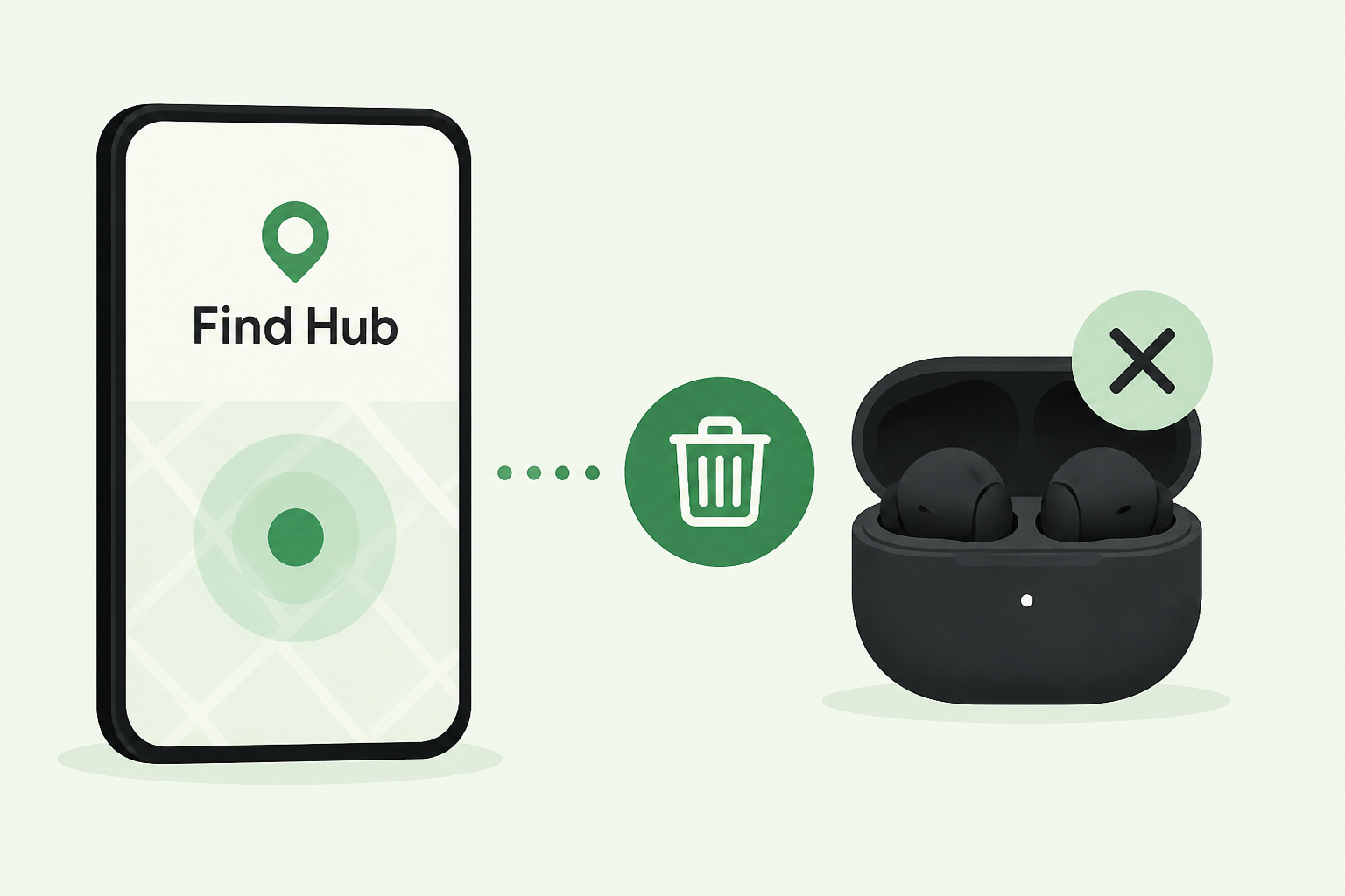 Android Find Hub app now lets you remove Bluetooth headphones