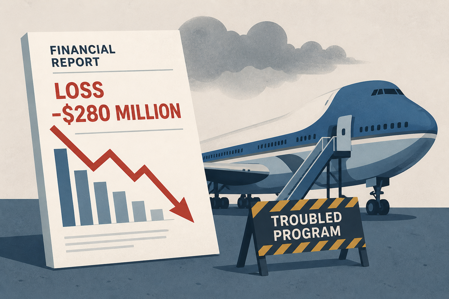 Boeing Reports Loss on $280 Million Hit to Troubled Air Force One Program