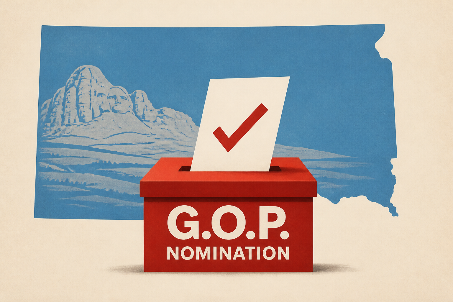 South Dakota Governor Seeking Full Term Clinches G.O.P. Nomination