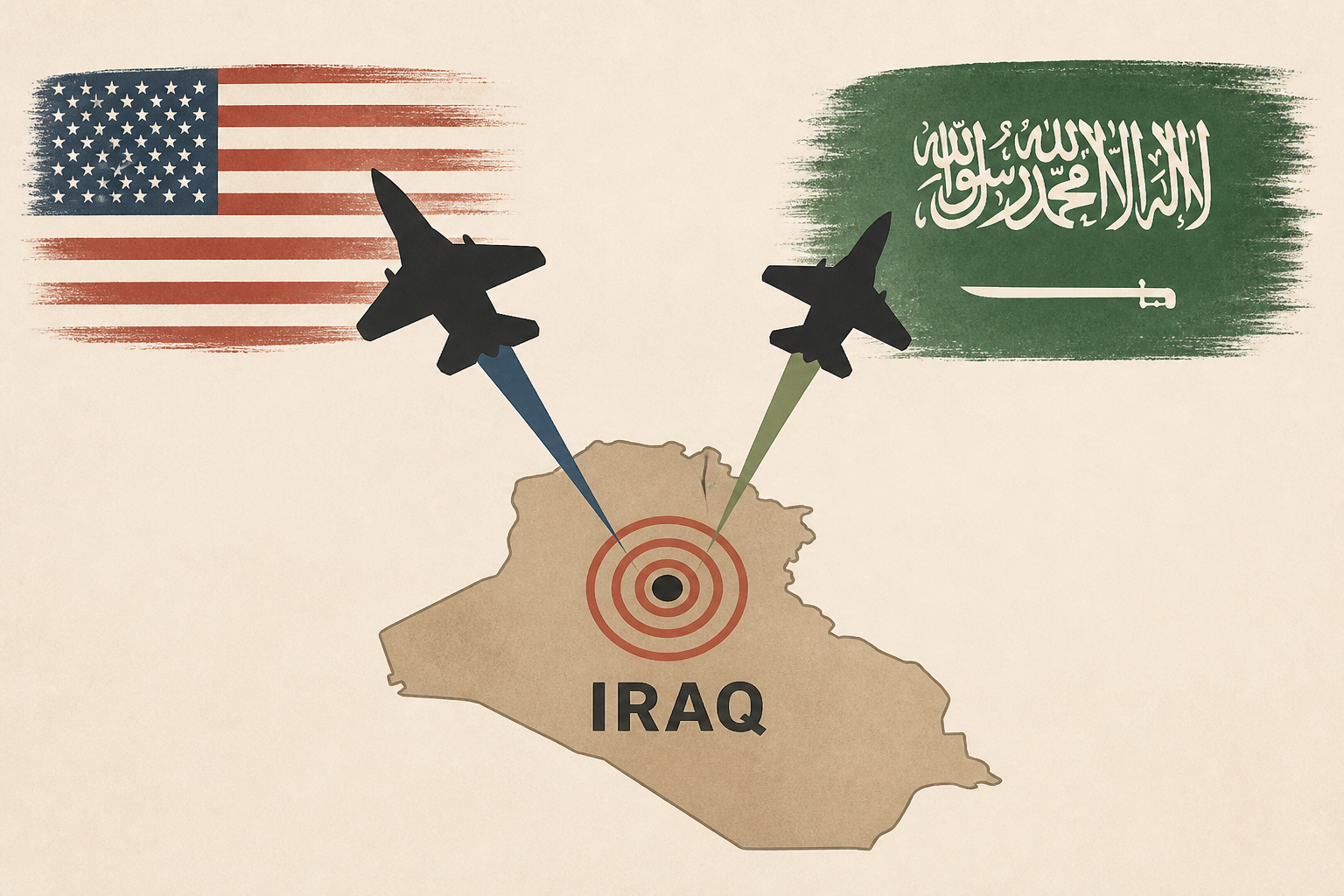 US CENTCOM, Saudis strike Iraq following Iranian attacks on US bases