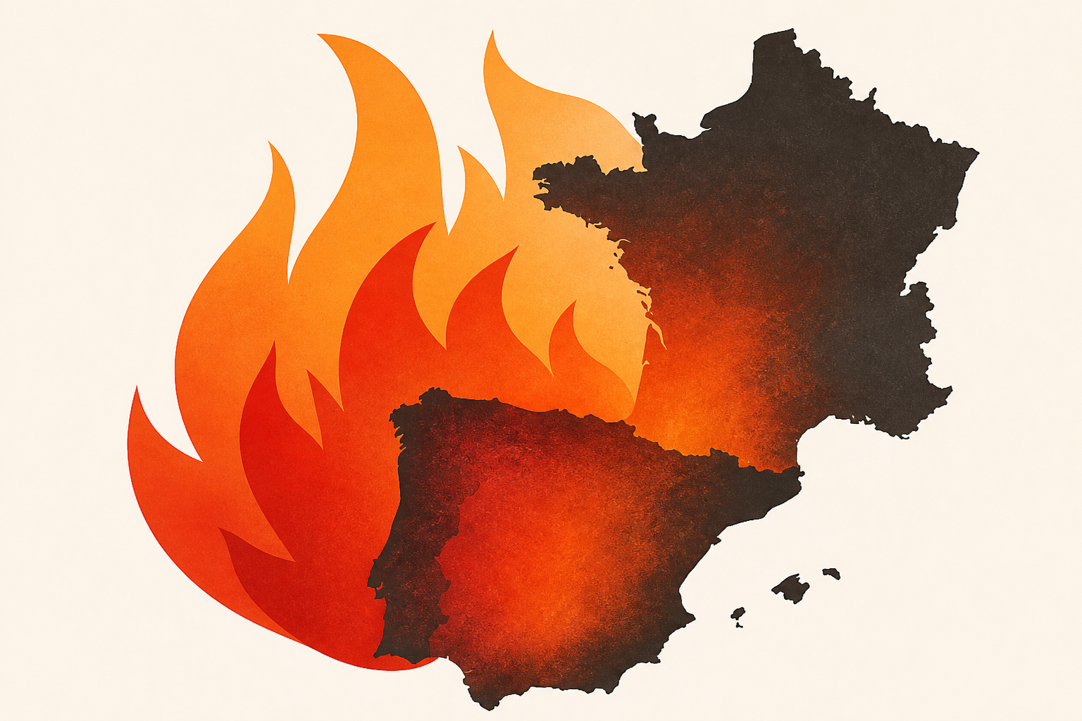 ‘The fire has such power’: why the wildfires gripping France and Spain are off the charts