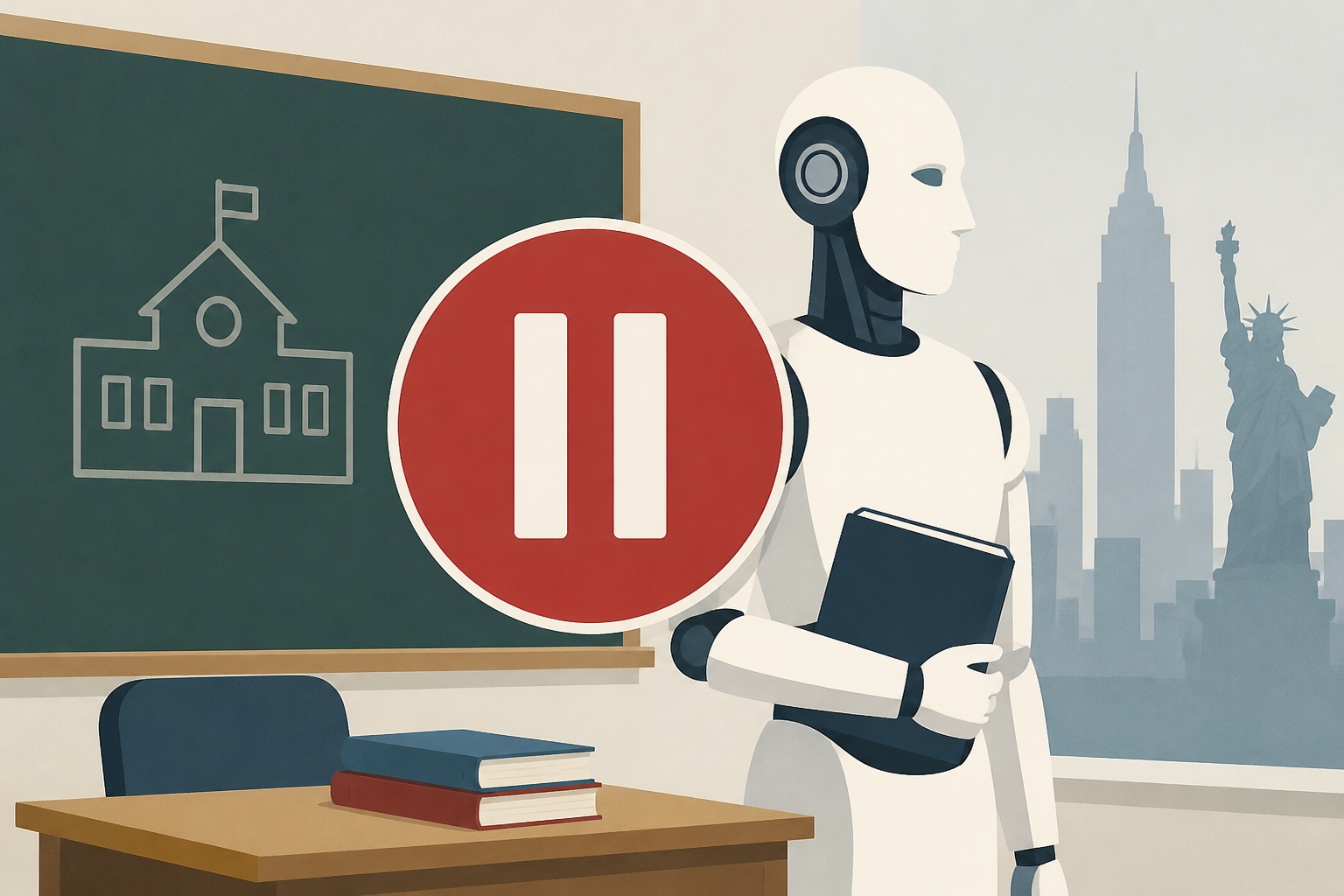 New York school pauses plan to deploy humanlike AI robot teacher after backlash