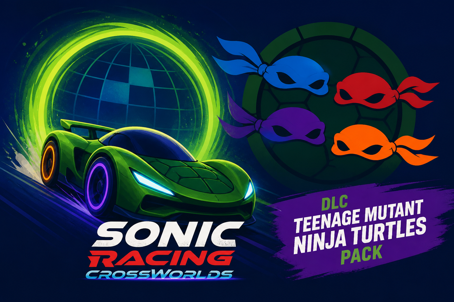 Sonic Racing: CrossWorlds DLC ‘Teenage Mutant Ninja Turtles Pack’ now available