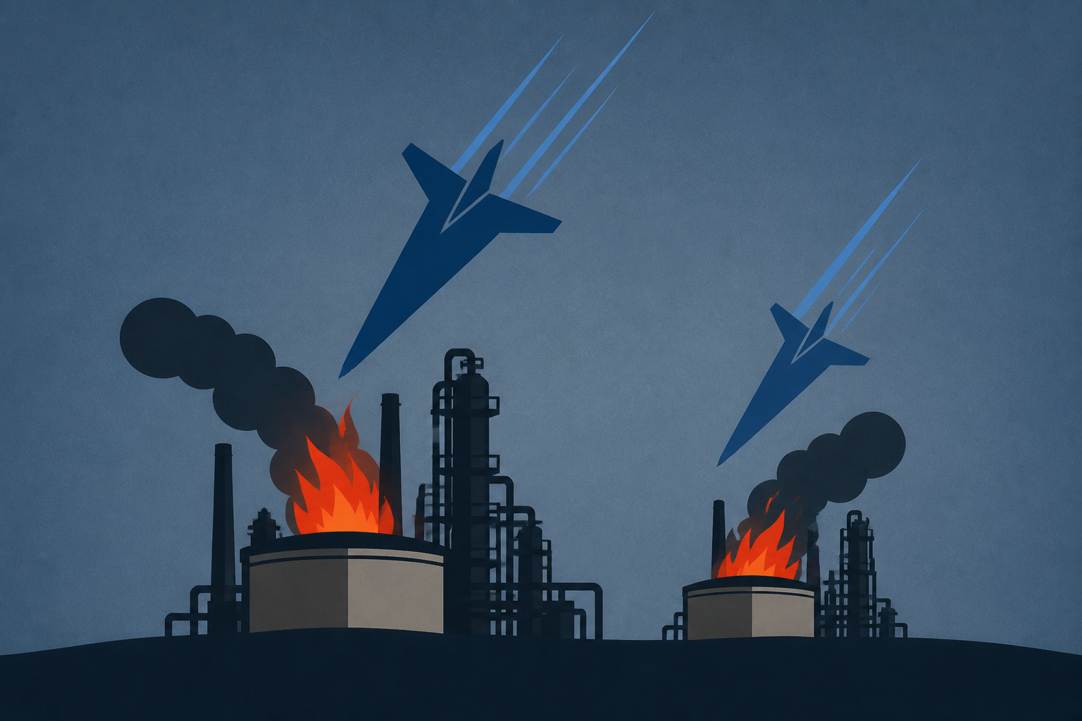 Ukrainian strikes hit 2 of Russia’s biggest oil refineries