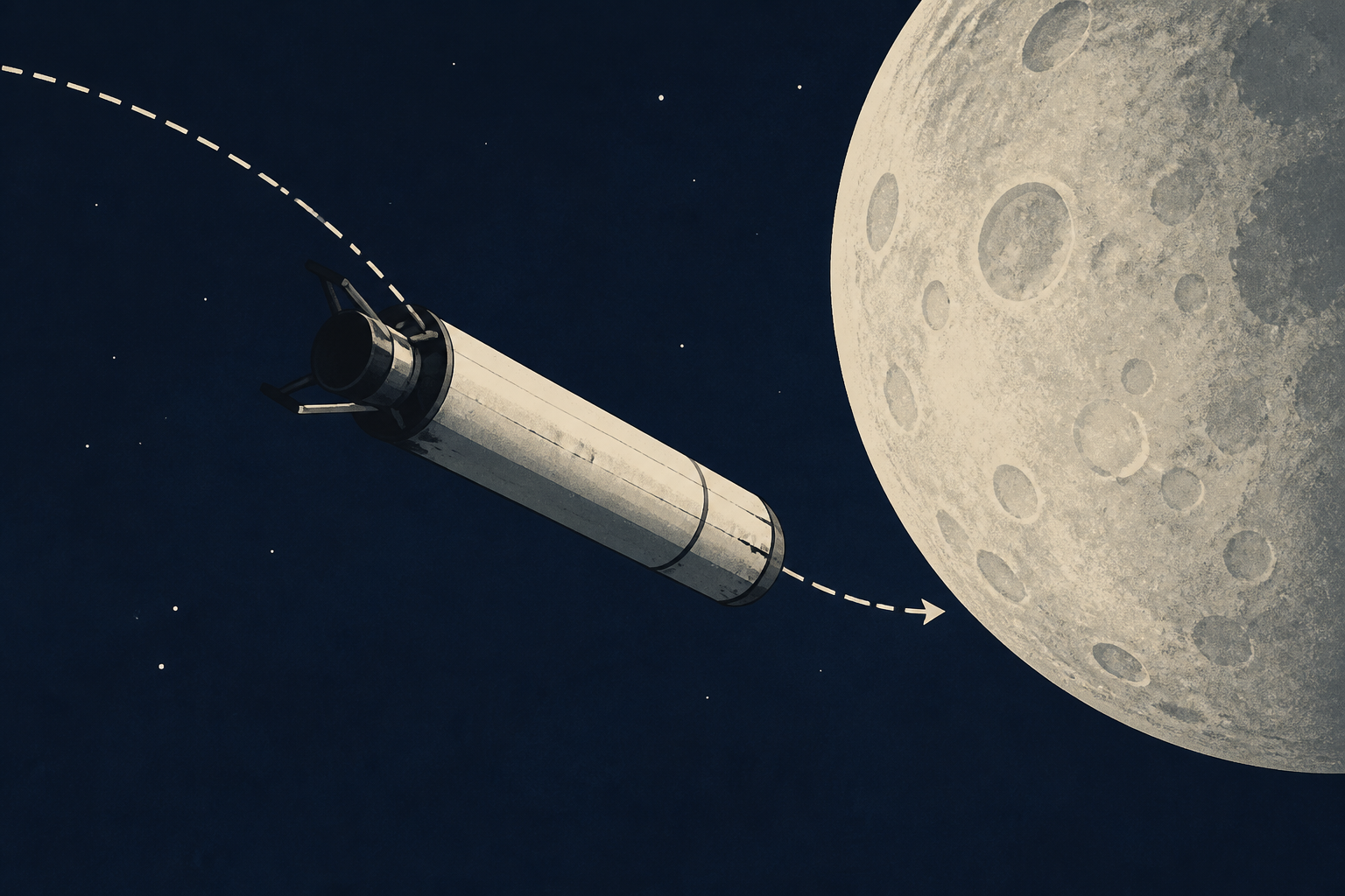 An Abandoned SpaceX Rocket Is About to Crash Into the Moon