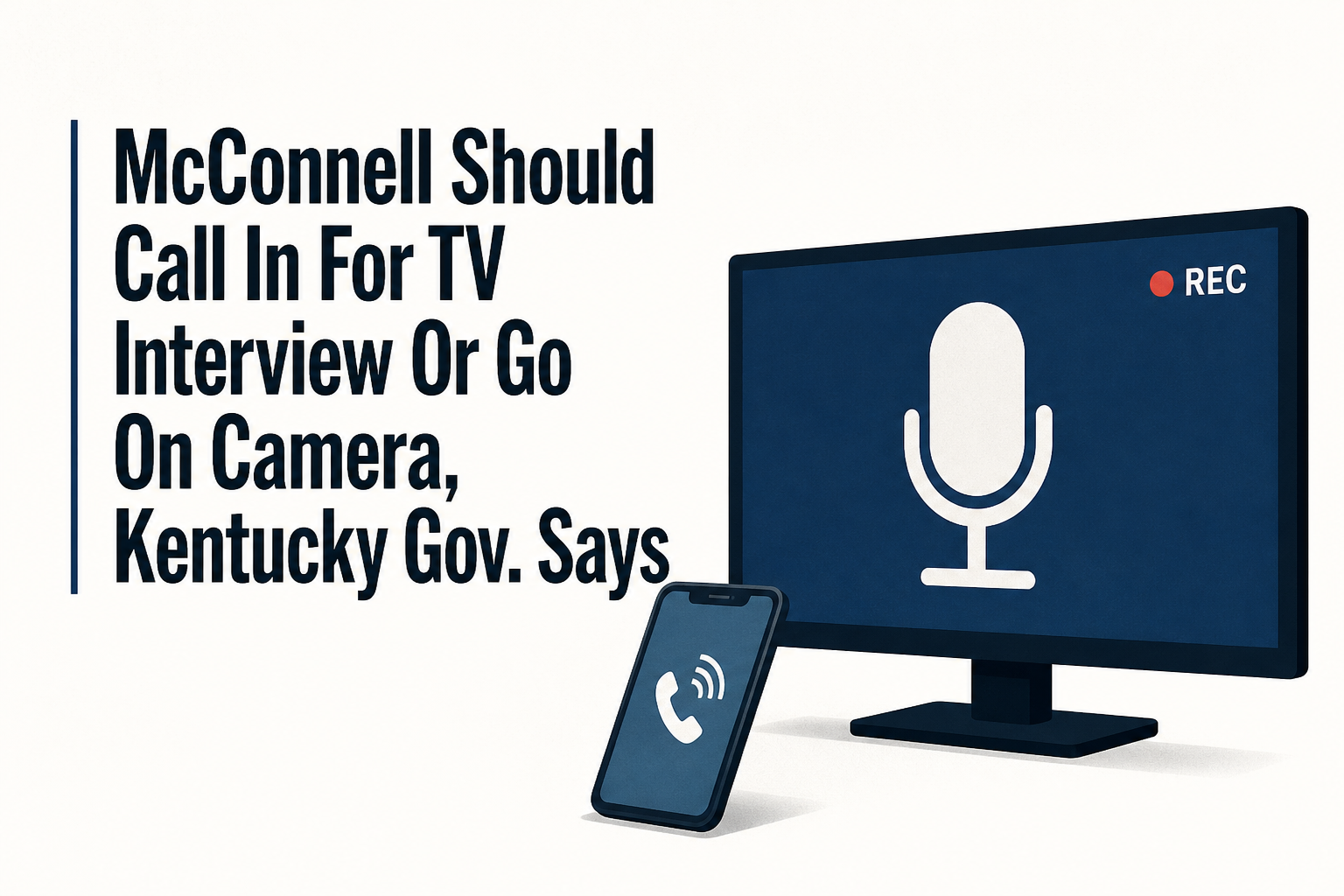 McConnell Should Call In For TV Interview Or Go On Camera, Kentucky Gov. Says