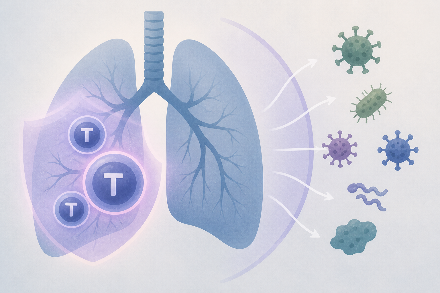 Human lungs maintain tissue-resident memory T cells against a broad spectrum of pathogens