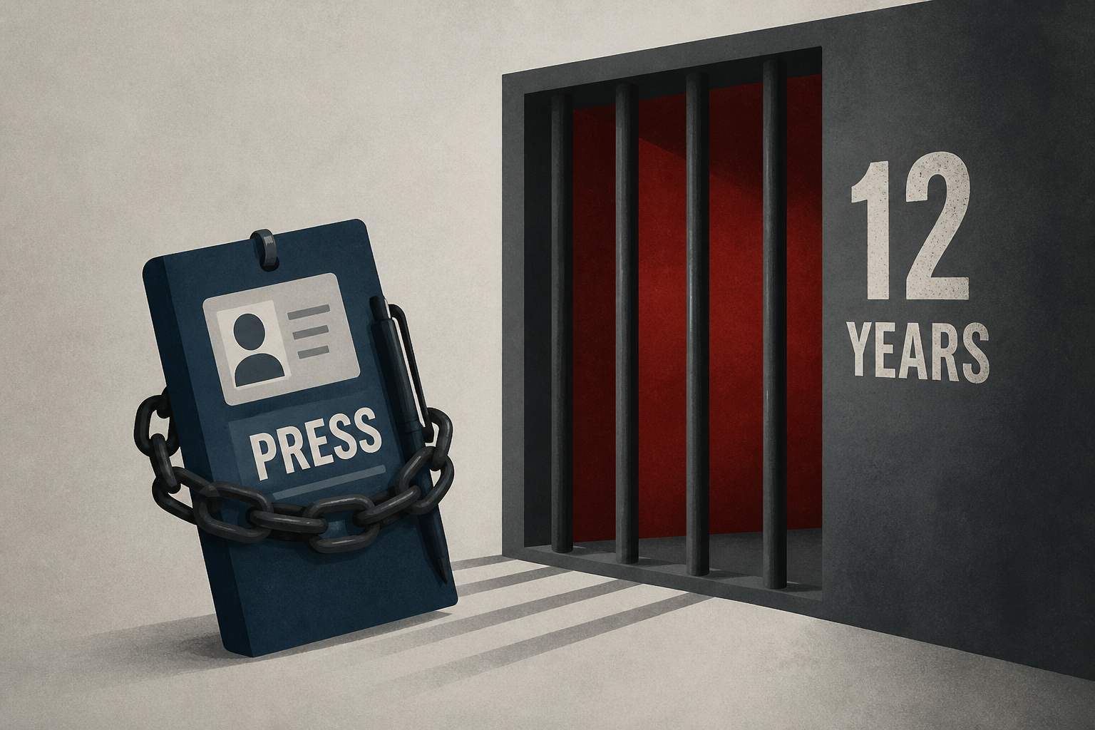 Russia jails journalist for 12 years on treason charge