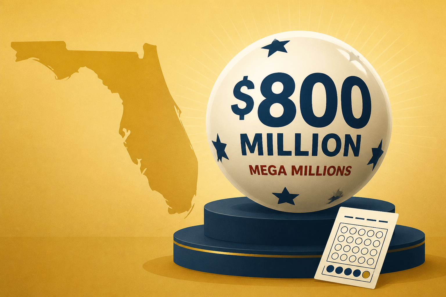 $800 million Mega Millions jackpot won by Florida player