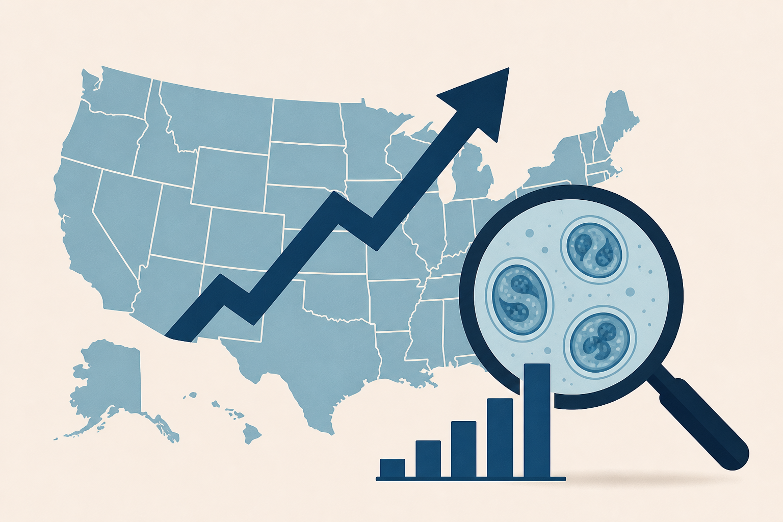 Cyclosporiasis cases rise, now reported in 45 states