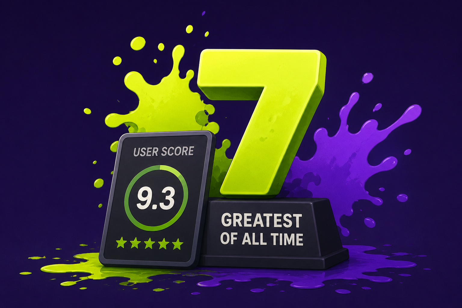 Splatoon Raiders is currently the 7th greatest game of all time on Metacritic, according to User Score